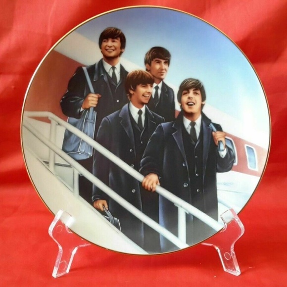 Beatles Collectable Plate in the Limited Edition of Hello America - Picture 1 of 6